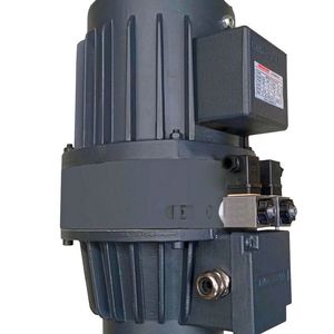 Die elektrohydraulischen Lüftgeräte mit Zahnradpumpe überzeugen mit einer hohen Energieeffizienz, da bei geöffneter Bremse die Leistungsaufnahme sehr niedrig ist. (Bild:  Ringspann)