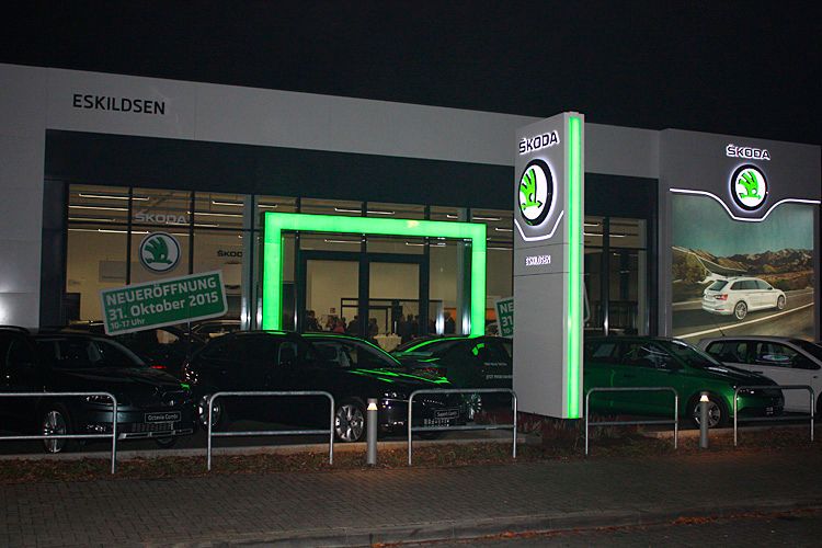 An der Automeile in der Potthofstraße liegt der neue Betrieb in direkter Nachbarschaft zu den Konzernschwestermarken VW und Audi. (Foto: Eskildsen)