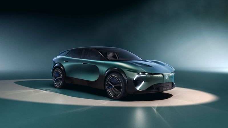 Renault stellt auf der Pariser Automesse die Studie eines Familien-Crossovers vor.(Bild:  Renault)