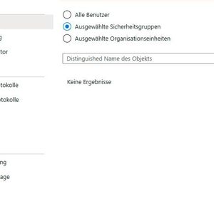 Im Rahmen der Synchronisierung zwischen Cloud und AD, lassen sich einzelne oder alle Sicherheitsgruppen aus der Cloud in das AD synchronisieren.(Bild:  Joos - Microsoft)