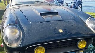 Teuerster Oldtimer des Jahes 2015: 18 Millionen Dollar zahlte ein Sammler für einen unrestaurierten und ziemlich heruntergekommenen Ferrari 250 GT California Spider von 1961. (Foto: Classic-Analytics)