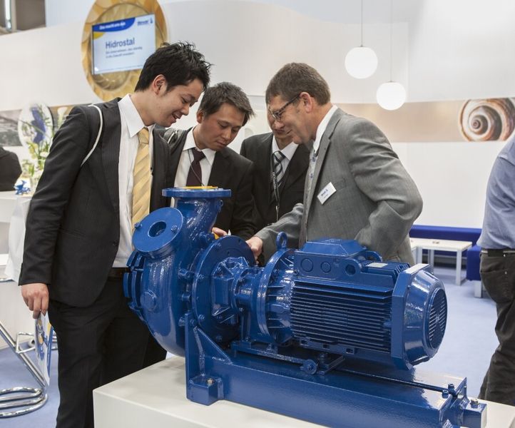 Impressionen von der IFAT 2012. (Bild: Messe München)