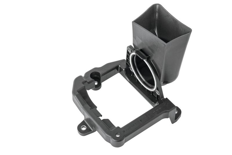 Vom Labor geprüft und freigegeben: Das von Pöppelmann K-Tech verwendete Polymer für den Halter Soundgenerator stammt aus gebrauchten Kunststoffverpackungen der haushaltsnahen Wertstoffsammlungen. (Bild: Pöppelmann)