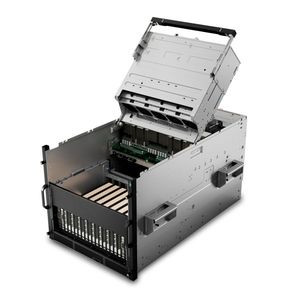 Die GPUs sind beim Proliant DL585a leicht von oben zugänglich.(Bild:  HPE)