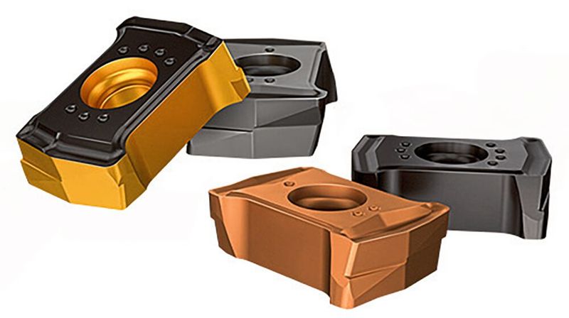 La gamme de nuance des plaquettes disponibles pour les forets CoroDrill DS20 permet le perçage de l'ensemble des matériaux y compris les aciers trempés. (Source : Sandvik Coromant)