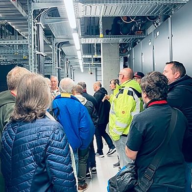 Rechenzentrumsführung anlässlich des TdoRZ bei NTT Global Data Centers in Hattersheim.  (Bild: NTT Global Data Centers / German Datacenter Association)