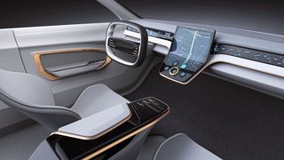 Große Touchscreens mit Dreh-Drück-Stellern bieten multimodale Bedienkonzepte. (Bild: Preh)