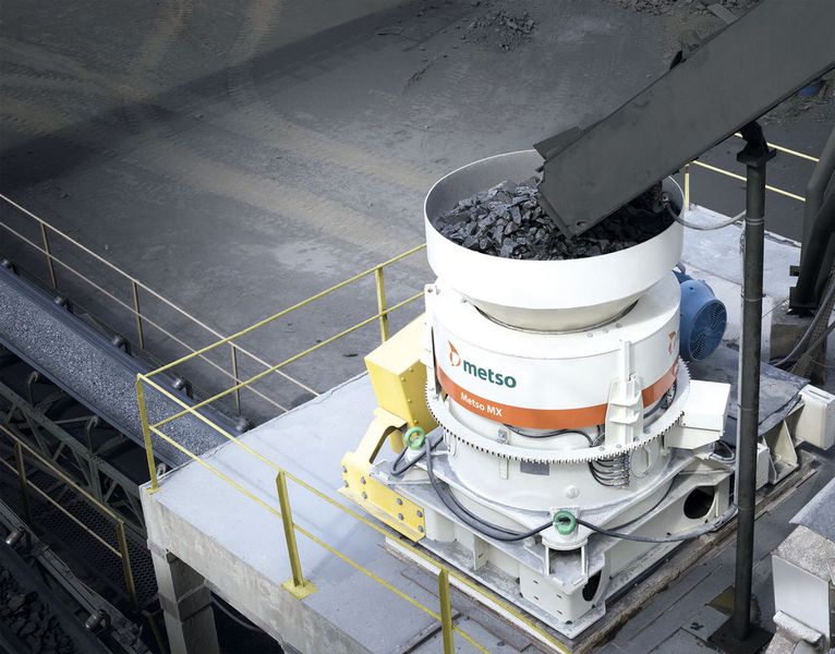 Der robuste Brecher bietet einen sehr hohen Zerkleinerungsgrad. (Bild: Metso)