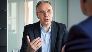 BV-Med-Geschäftsführer Dr. Marc-Pierre Möll: „Die Menschen haben ein gutes Gespür dafür, dass beim Thema Gesundheit der Nutzen einer Datenfreigabe die Risiken weit überwiegt.“  (BVMed/Darius Ramazani)