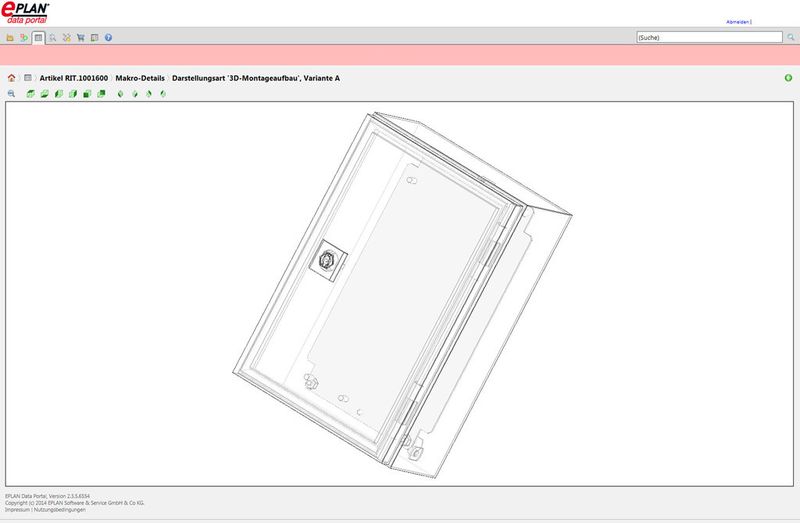 Mit dem 3D-Viewer lassen sich verschiedene Ansichten wie Front-, Seiten- oder isometrische Ansichten einfach per Mausklick aufrufen. (Bild: Eplan)