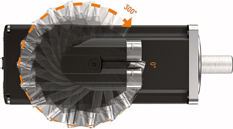 Die neuen AcoposMotor-Varianten sind mit einzigartigen, um 300° drehbaren Anschlüssen ausgestattet, die die Installation wesentlich erleichtern. (B&R)