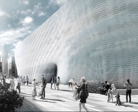 Der zweite Preis ging an „Fluid Morphology“, ein additiv gefertigtes, transluzentes und multifunktionales Fassadenelement. Das Projekt wurde unter der Leitung von Moritz Mungenast von der TU München umgesetzt und initiiert.  (Mesago Messe)