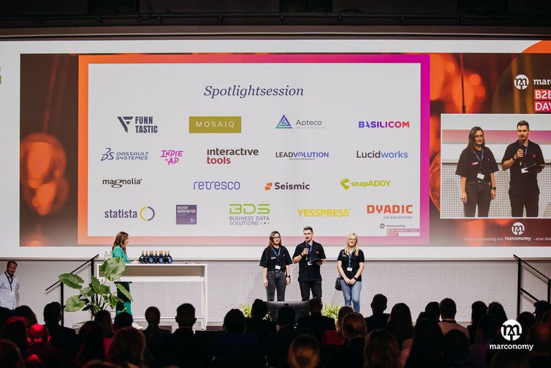 Impressionen der marconomy B2B Marketing Days 2023 (Bild: www.bkfotofilm.de – marconomy)