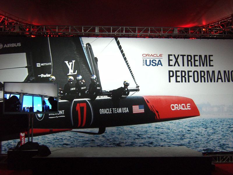 Das Oracle Team USA wurde im August 2000 von Larry Ellison gegründet. Beim Louis Vuitton America’s Cup 2015 in der Region Bermuda landete das Team in der Gesamtwertung auf Platz 2. (Bild: Kriemhilde Klippstätter)