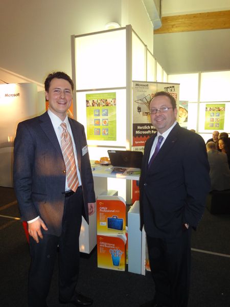 Martin Klotz, Microsoft (l.), und Ralf Klar, Devil (r.) (Archiv: Vogel Business Media)