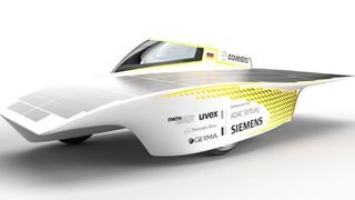 Der dritte solar angetriebene Rennwagen des Teams Sonnenwagen Aachen heißt Covestro Photon. (Team Sonnenwagen Aachen)