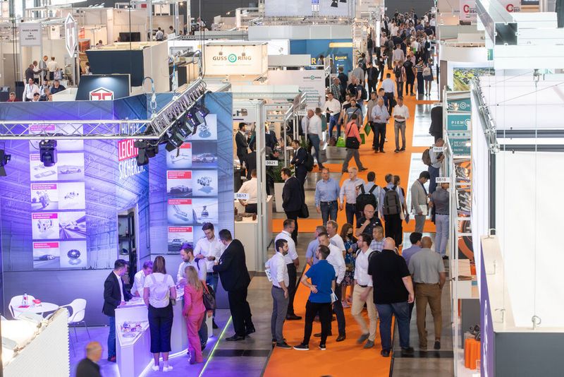 Die Gänge der CastForge waren an allen drei Messetagen gut gefüllt. (Bild: Landesmesse Stuttgart GmbH)