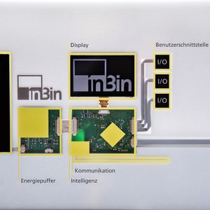 Bild 2: Streng geheim: Die Forscher haben die wichtigen Module für den Inbin schwarz abgeklebt, denn sie befürchten Industriespionage.