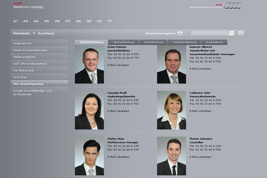 Die Besucher der Webseite finden dort immer die richtigen Ansprechpartner. (Archiv: Vogel Business Media)