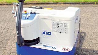 Der Elektro-Geh-Gabelhubwagen EGU X4E ist das neueste Produkt aus dem Hause Miag. (Miag)