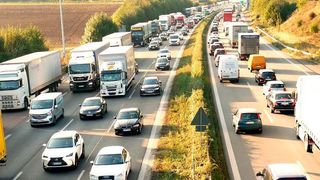 Ein Grund, weshalb an neuen Verkehrsszenarien geforscht wird, sind die immer öfter überlasteten Straßen.  (gemeinfrei)