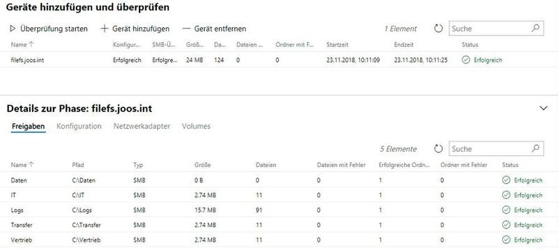 Der Storage Migration Service kann Daten aus verschiedenen Systemen zu Windows Server 2019 oder Microsoft Azure migrieren. (Joos)