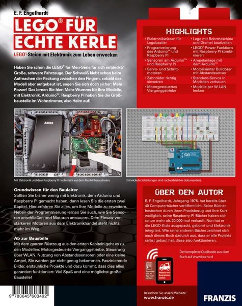Lego für echte Kerle: Anwendungsbeispiele aus dem Franzis-Buch (Franhzis)