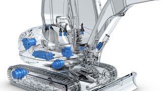 Rexroth ermöglicht Kompaktbaggern mit optimierten Komponenten zusätzliche Leistung undmehr Komfort bei gleichzeitig reduziertem Verbrauch. (Bild: Bosch Rexroth)