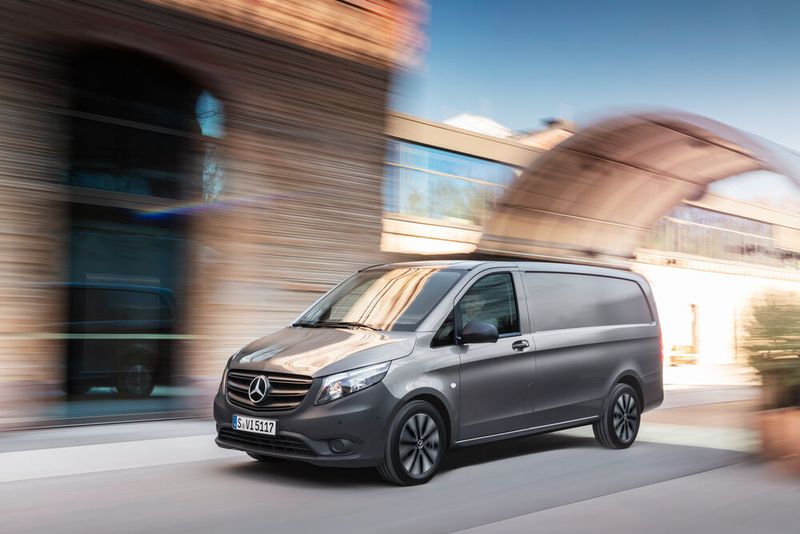 Der Vito Kastenwagen verfügt über ein breites Antriebsportfolio. (Bild: Mercedes-Benz AG)