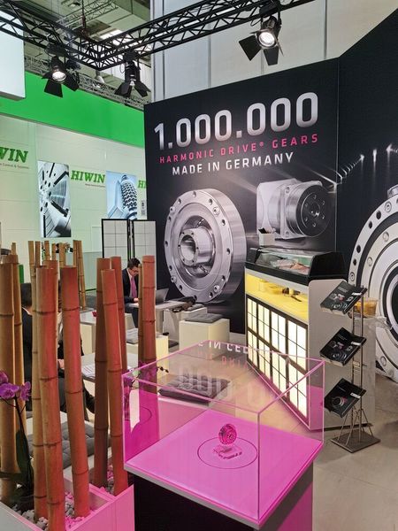 Harmonic Drive feierte auf der Hannover Messe das 1.000.000ste Harmonic-Drive-Getriebe, das in Deutschland gefertigt wurde. (S.Häuslein/konstruktionspraxis)