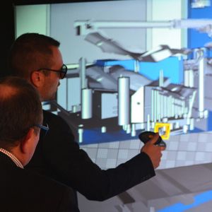 Das Bild zeigt einen virtuellen Service Check an der Powerwall.