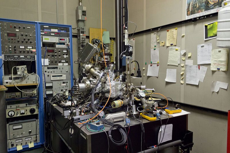 Das Rastertunnelmikroskop der IBM Forscher in Almaden (Kalifornien) ( IBM research)