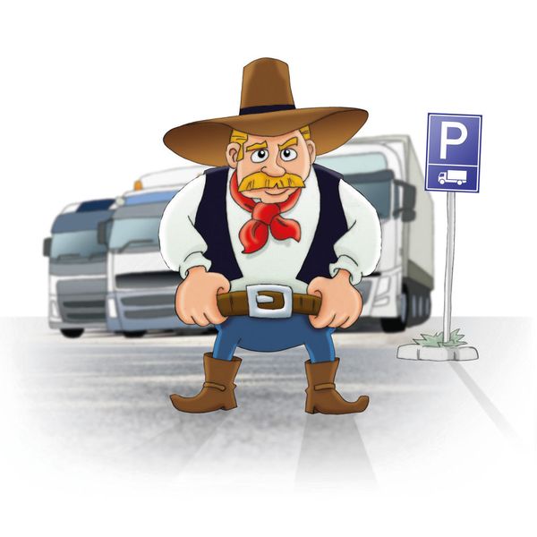 „Asphalt-Cowboy“: Der Begriff „Asphalt-Cowboy“ geht auf einen amerikanischen Film von 1969 (Originaltitel: Midnight Cowboy) beziehungsweise auf die Buchvorlage aus dem Jahr 1965 zurück. Der Film wurde mit dem Oscar für den besten Film ausgezeichnet, stellt bewusst Antihelden in den Mittelpunkt und gilt als einer der Klassiker des „New Hollywood“. Der Titel wurde später nochmals für eine Serienproduktion im TV-Format genutzt, die im Trucker-Milieu angesiedelt war. In Deutschland werden Asphalt-Cowboys verniedlichend Brummi-Kapitäne oder Kapitäne der Landstraße genannt. Der Job auf dem Bock hat damit aber wenig gemein. (Bild: ACE/Bartmus)