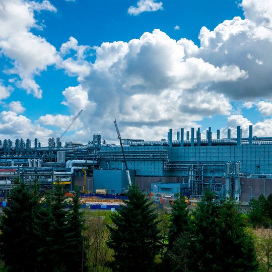 Das Halbleiterwerk von Intel in Hillsboro, Oregon. Das Halbleiterwerk von Intel in Hillsboro, Oregon.