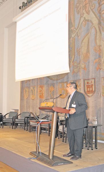 Prof. Dr. Helmut Krcmar von der TU München analysierte den allgemeinen Entwicklungsstand von Open Government und Open Data in Deutschland sowie deren Chancen und Risiken (Archiv: Vogel Business Media)