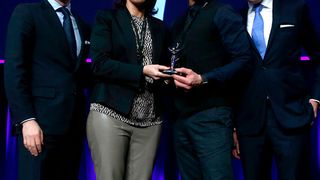 Fintan Knight, Vertriebs- und Marketingdirektor Rolls-Royce, Mimi Manor, Procar, Michael Gleißner, Geschäftsführer Rolls-Royce Motorcars Köln, Torsten Müller-Ötvös, CEO Rolls-Royce (v.li.). (Foto: Rolls-Royce)