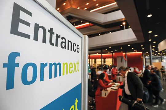 Am 18. November öffnen wieder die Tore zur Messe Formnext, dem Branchentreff der additiven Fertigung.(Bild:  Copyright: Mesago / Marc Jacquemin)