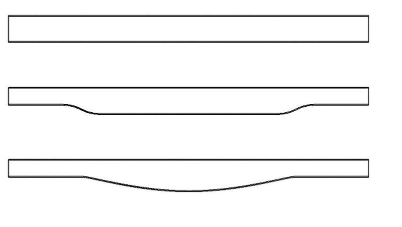 Belastungsangepasste (Mitte) beziehungsweise belastungsoptimierte Gestaltung (unten) eines Trägers. (Archiv: Vogel Business Media)