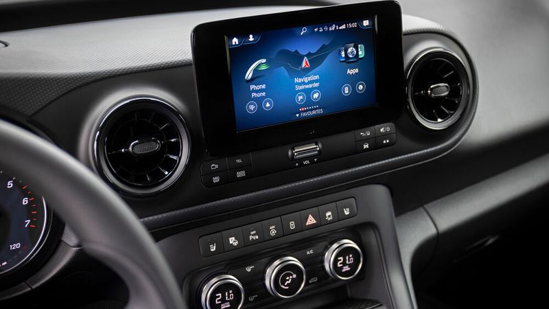 Der Citan bietet auch Funktionen des MBUX-Systems, das in 28 Sprachen auf das Stichwort „Hey Mercedes“ reagieren kann. (Bild: Mercedes-Benz)