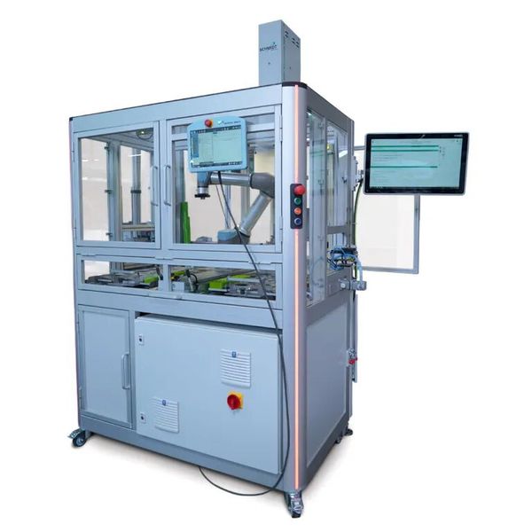 Gemeinsam mit dem Maschinenbauunternehmen Ecosphere veranschaulicht Dassault Systèmes anhand der ECO-Presstending-Applikation einen Showcase rund um eine modulare Roboter-Handlingszelle, die sowohl manuell als auch automatisiert betrieben werden kann.  (Bild: Ecosphere)