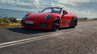 Porsche stellt auf der New York Auto Show (19. bis 28. April) den Porsche 911 Speedster vor.  (Porsche)