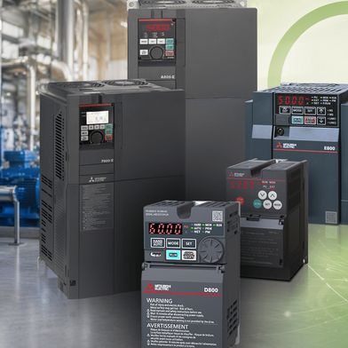 Durch den Einsatz moderner Frequenzumrichter lassen sich Lastspitzen reduzieren und Energieanteile aus Bremsvorgängen zurückführen. (Bild: Mitsubishi Electric)