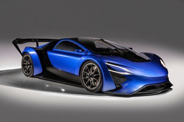 Das Elektroauto Techrules AT96 TREV supercar concept mit 768 kW Spitzenleistung. Der Turbinen-Lader sorgt für eine Reichweite von über 2000 km.  (Techrules)