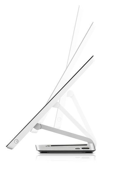Der Monitor des IdeaCentres A720 bietet Winkeleinstellungen von -5 bis 90 Grad. (Archiv: Vogel Business Media)
