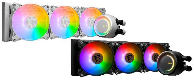 Neu im Portfolio von MSI sind auch die Flüssigkühler der MAG Coreliquid E-Serie. (Bild: MSI)