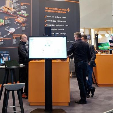 Auf 48m² präsentiert BPS seine Software sowie Funktionen und Bausteine. (Bild: BPS Software GmbH)