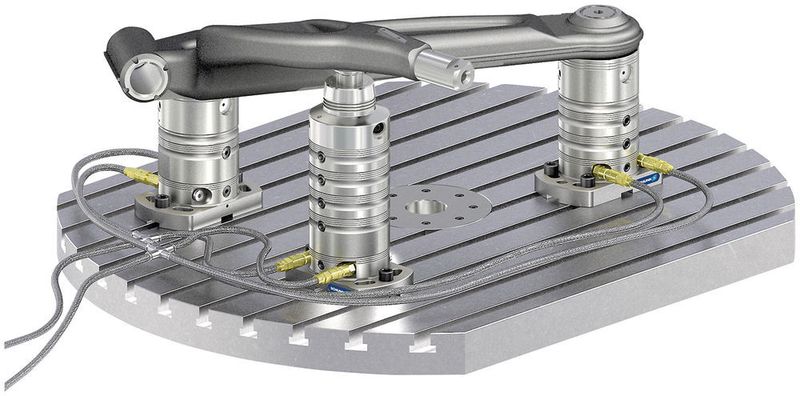 Vielseitig: Wandlungsfähige Spannmittel ermöglichen im Wechsel unterschiedliche Anwendungen und gewährleisten zugleich hohe Genauigkeit sowie Prozessstabilität. (Bild: Schunk)