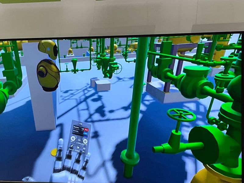 Möglich sind so virtuelle Treffen verteilten Teams in den digitalen Zwillingen geplanter oder realer Anlagen.  (Bild: Vogel IT-Medien)