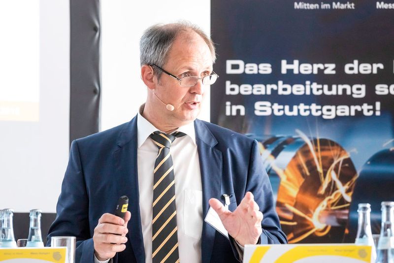 In the opinion of Markus Heseding, Managing Director of the VDMA Precision Tools Association, MEX represents an opportunity to obtain an overview of new developments and trends in this high-tech industry.  (Landesmesse Stuttgart GmbH)