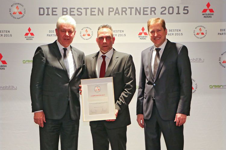 Mitsubishi – „Die besten Partner 2015“: Autohaus Nordstadt GmbH, Magdeburg (Foto: Sciborski/MMD Automobile)